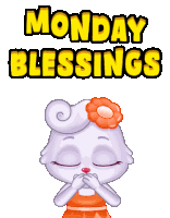 Monday Monday Blessings Sticker