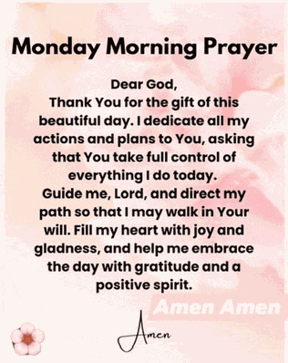 Monday Morning Prayer Monday Morning Blessings Meme