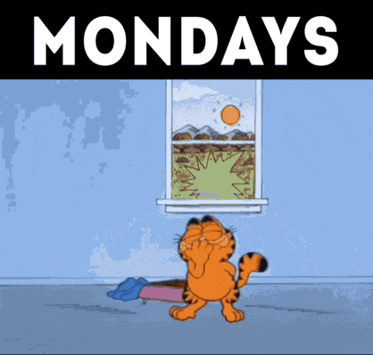 Mondays Garfield GIF