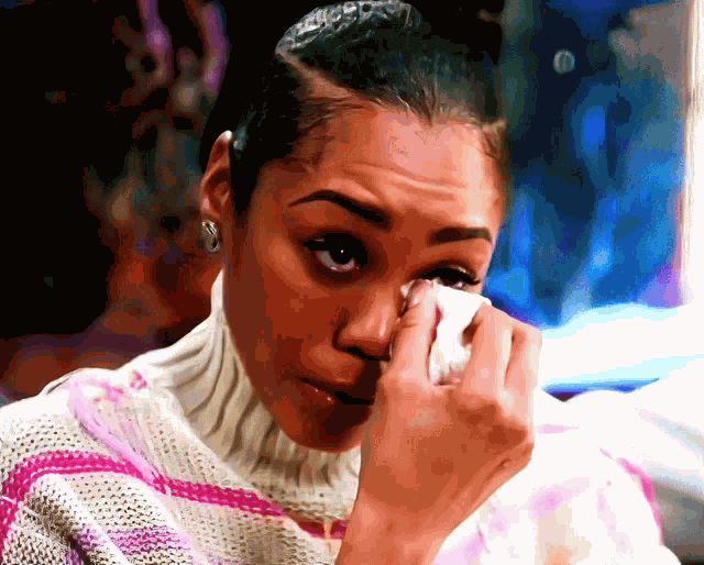 Monique Samuels Cry GIF