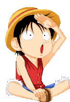 Monkey D Luffy One Piece Sticker