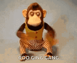 Monkey Tambourine GIF