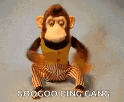 Monkey Tambourine GIF
