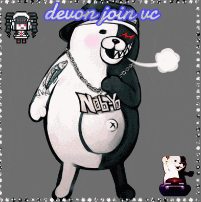 Monokuma Danganronpa GIF