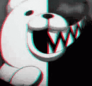 Monokuma Teddby Bear GIF