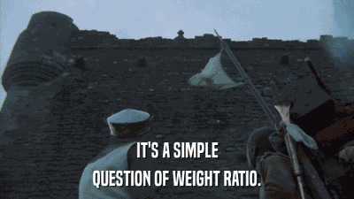 Monty Python Weight Ratio GIF