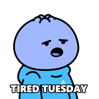 Mood Tired Sticker