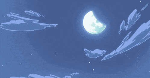 Moon Clouds GIF