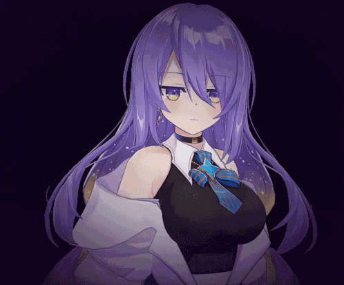 Moona Hoshinova Blowing Kisses GIF