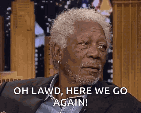 Morgan Freeman Im Done GIF