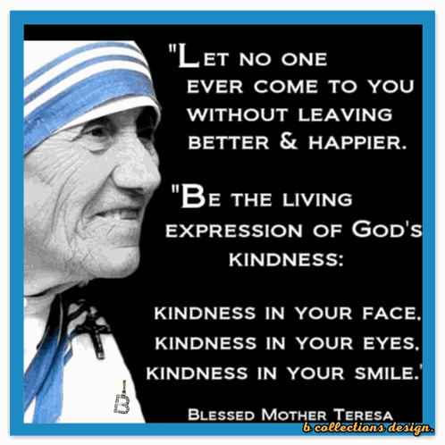 Mother Teresa Inspirational Quotes GIF