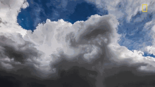 Moving Clouds World Meteorological Day GIF