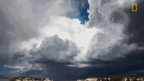 Moving Clouds World Meteorological Day GIF
