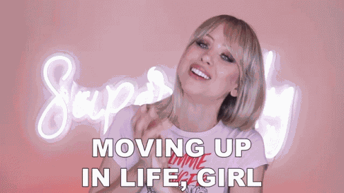 Moving Up In Life Girl Superholly GIF