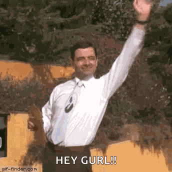 Mr Bean Wave GIF