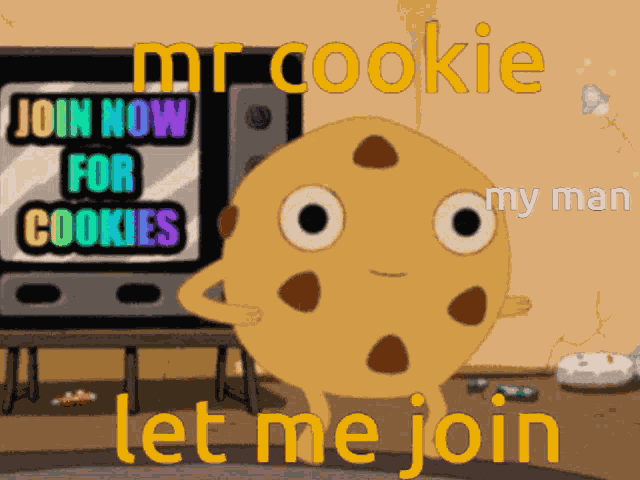 Mr Cookie Join For Cookie GIF