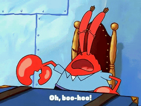 Mr Krabs Violin GIF