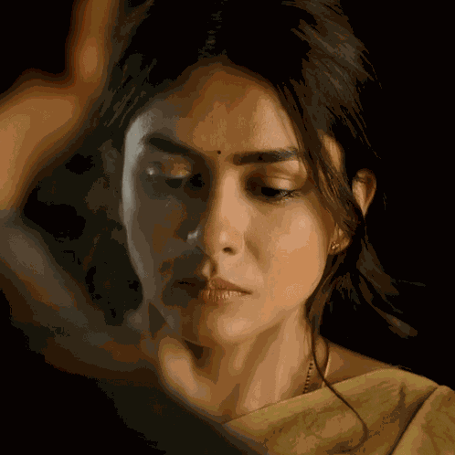 Mrunal Thakur Crying GIF