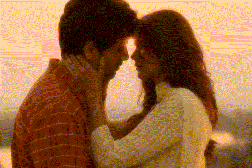 Mrunal Thakur Kiss GIF