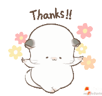 Muddu Thanks Sticker