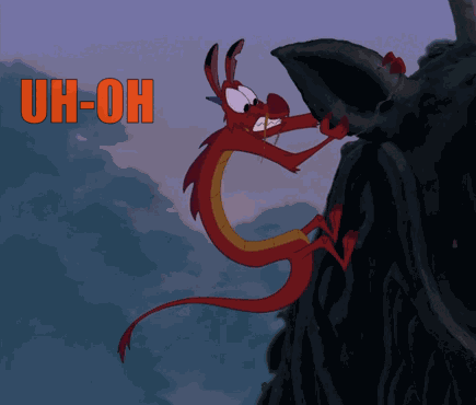 Mushu Uh Oh GIF