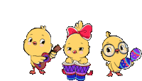 Musically Chickie Sticker