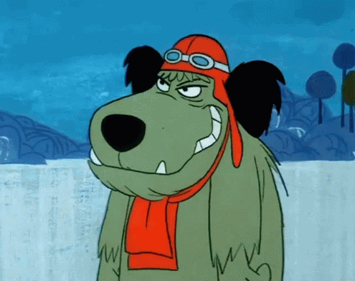 Muttley Dog Laughing GIF