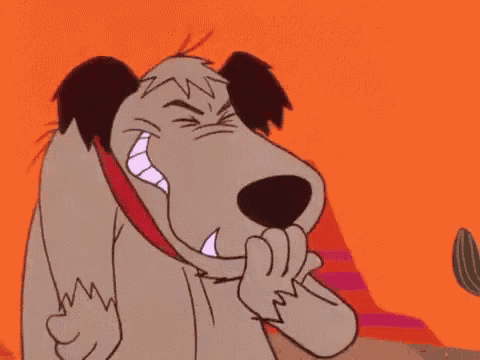 Muttly Laughing GIF