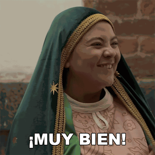 Muy Bien Luz Aldán GIF