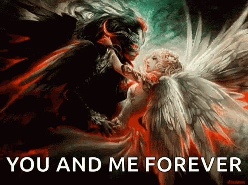 My Angel Roxanne Demon And Angel Love GIF