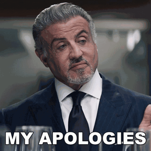 My Apologies Dwight Manfredi GIF