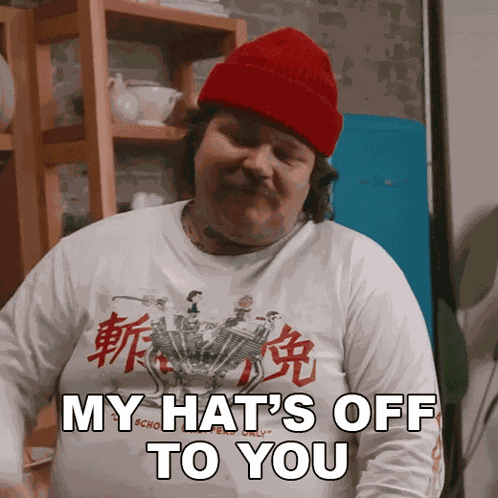 My Hats Off To You Matty Matheson GIF