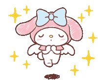 My Melody Angel Sticker