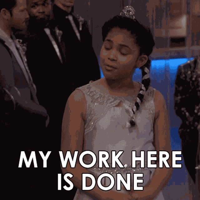 My Work Here Is Done Millicent GIF