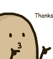 Mypotato Thanks Sticker