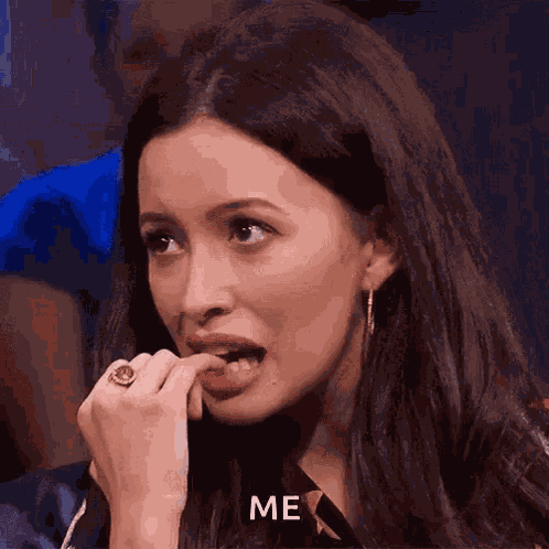Nail Biting Nervous GIF