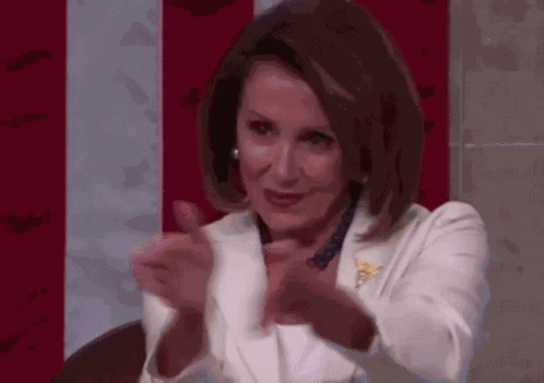 Nancy Pelosi Nancy Clap GIF