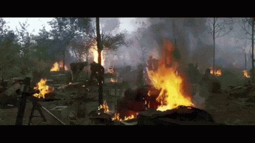 Napalm We Were Soldiers GIF