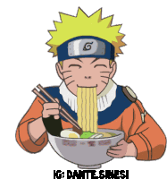 Naruto Eat Sticker