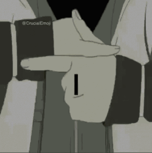 Naruto Summoning Jutsu Hand Signs GIF