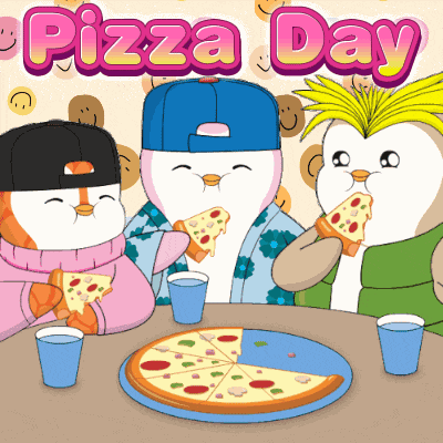 National Pizza Day Pizza Party GIF