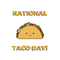 National Taco Day Taco Love Sticker