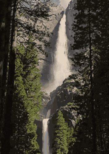 Nature Water Fall GIF