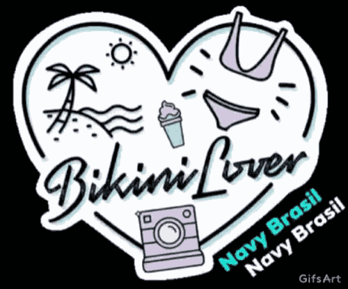 Navy Brasil Bikini Lover GIF