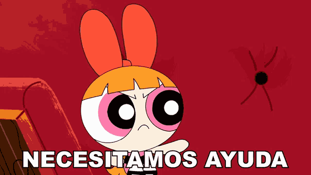 Necesitamos Ayuda Blossom GIF