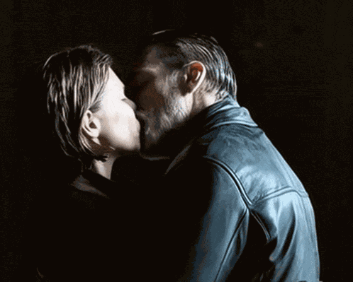 Neggie Maggie Negan Kiss GIF