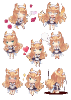 Neko Neko Para Sticker