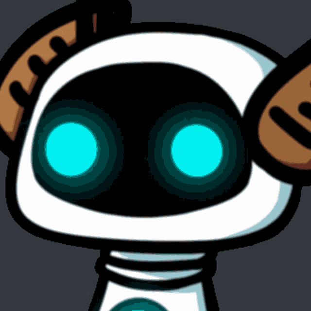 Neon Divide Hugbot GIF