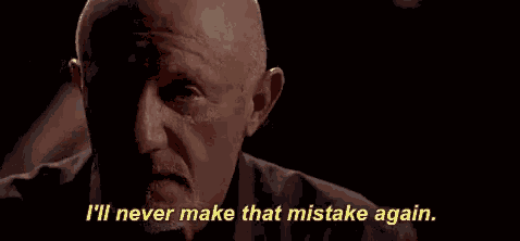 Never Make That Mistake Again GIF