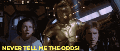 Never Tell Me The Odds Han Solo GIF
